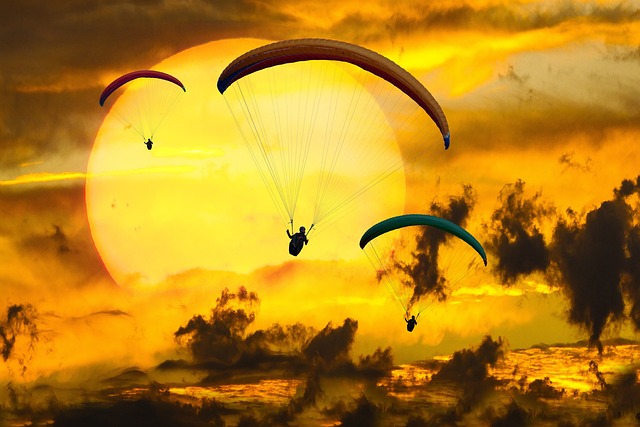 Parapente en las Sierras — destino turístico